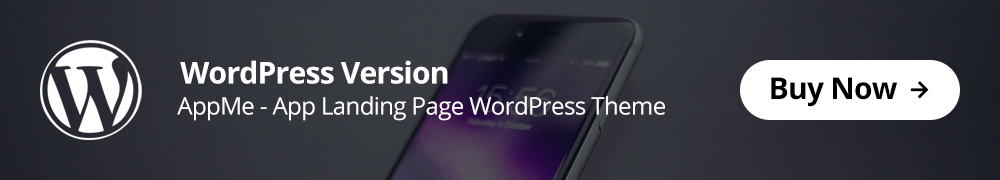 AppMe - App Landing Page WordPress Theme