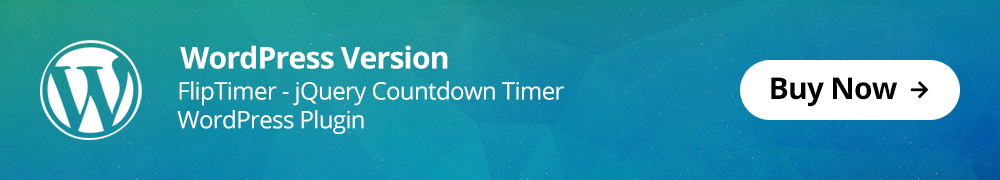 FlipTimer - jQuery Countdown Timer WordPress Plugin