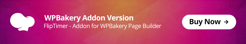 FlipTimer - Module complémentaire pour WPBakery Page Builder