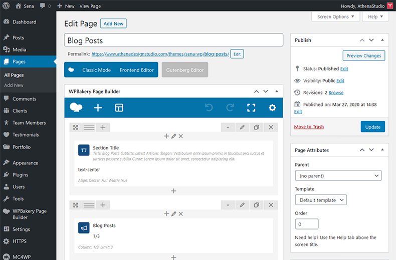 Blog Page