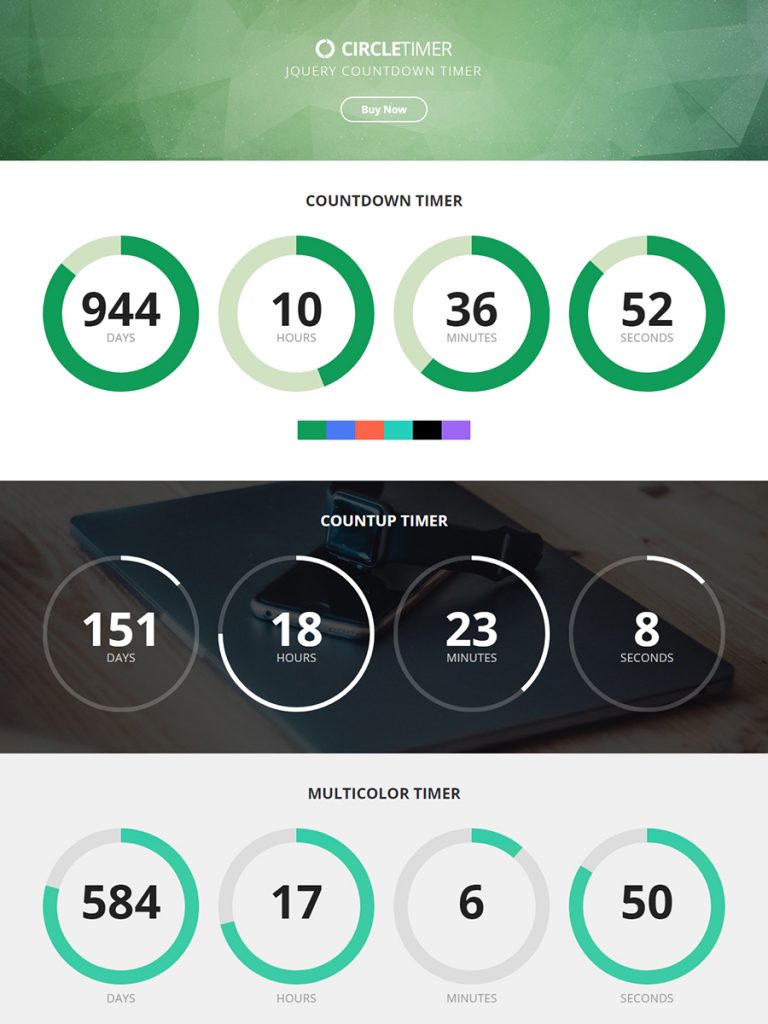 CircleTimer jQuery Countdown Timer AthenaStudio
